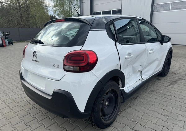 Citroen C3 cena 27500 przebieg: 76848, rok produkcji 2017 z Chrzanów małe 106